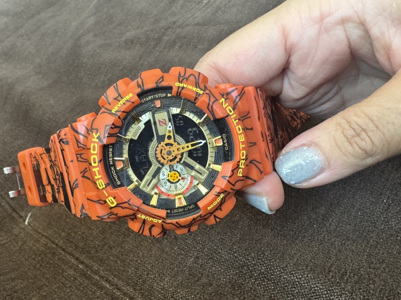 CASIO G-SHOCK GA-110JDB-1A4JR Dragon Ball Z Watch Black Orange