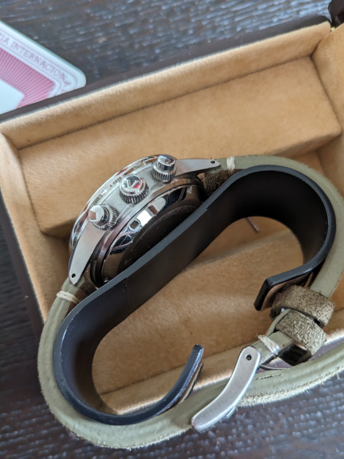 💚 Lemania 5100 Chronograph – Military Field Watch – NOS – Vintage