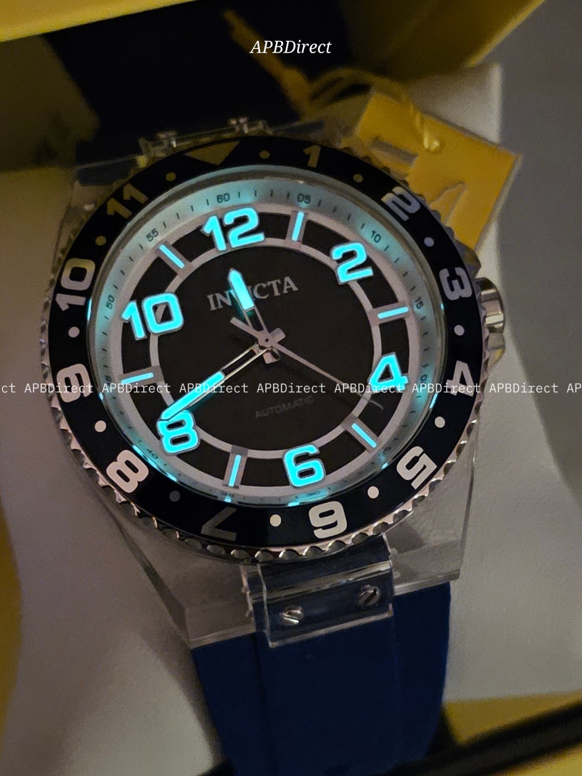 Invicta – Speedway – Mechanical AUTOMATIC – Clear Polycarbonate Case mens watch