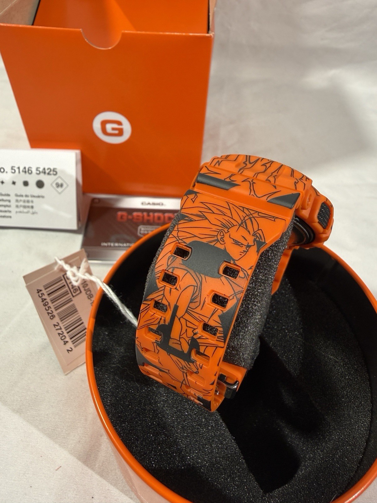 Casio G-Shock Dragon Ball Z GA-110JDB-1A4 51.2mm Case Orange/Black Resin…