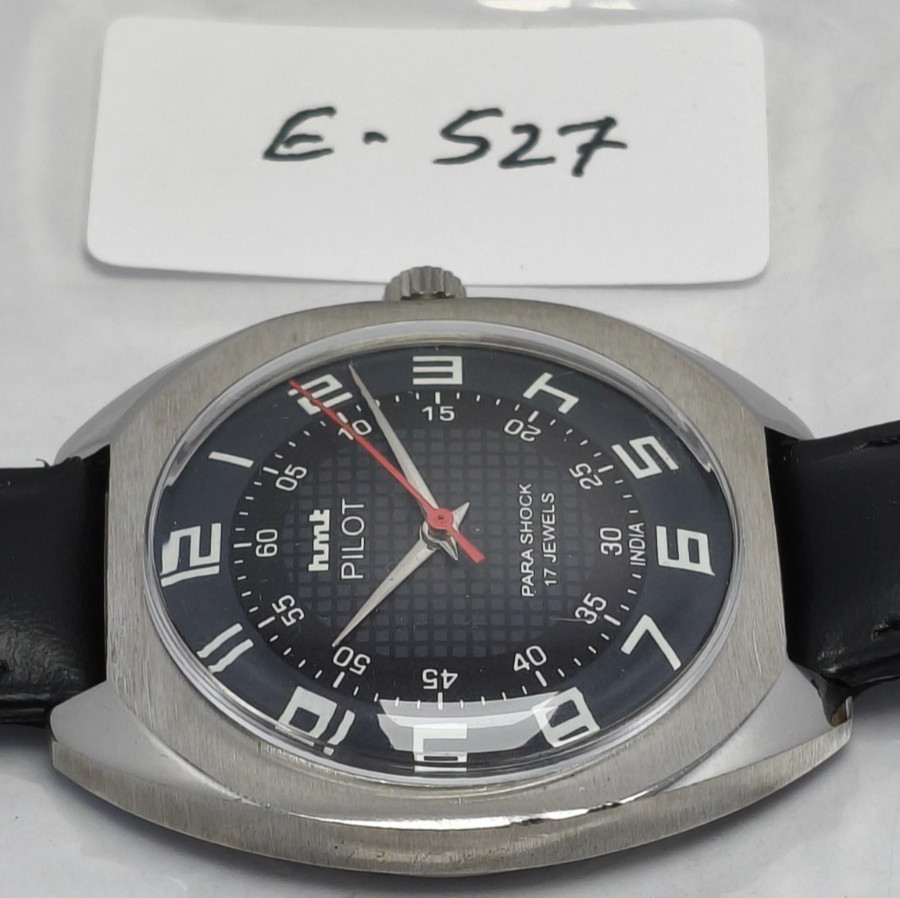 HMT Pilot 17 Jewels Hand Winding Wrist Watch For Men’s In Working Condition