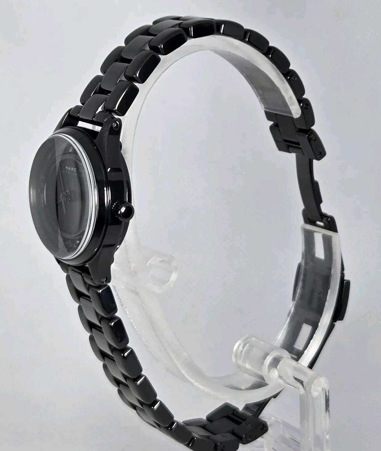 MARK BY MARK JACOBS WOMEN’S SKELETON STAINLESS STEEL WATER RESISTAN BLACK DIAL