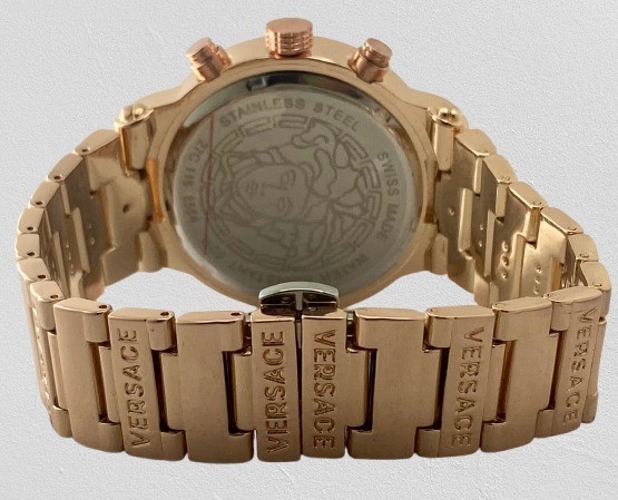 Beautiful Versace Greca Chronograph-Date Green Dial Quartz Men’s Wristwatch