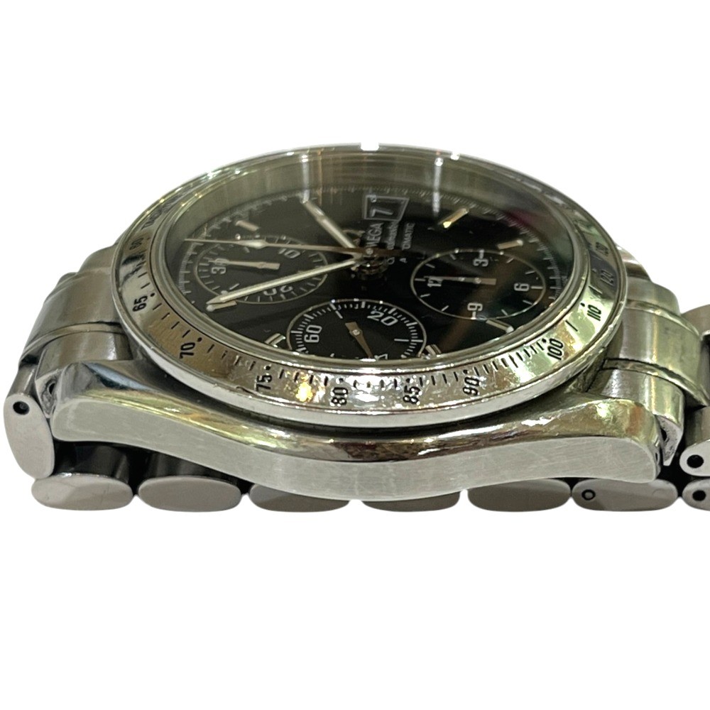 OMEGA 3513.50 Speedmaster Date Chronograph Automatic Watch Wristwatch SS Silver