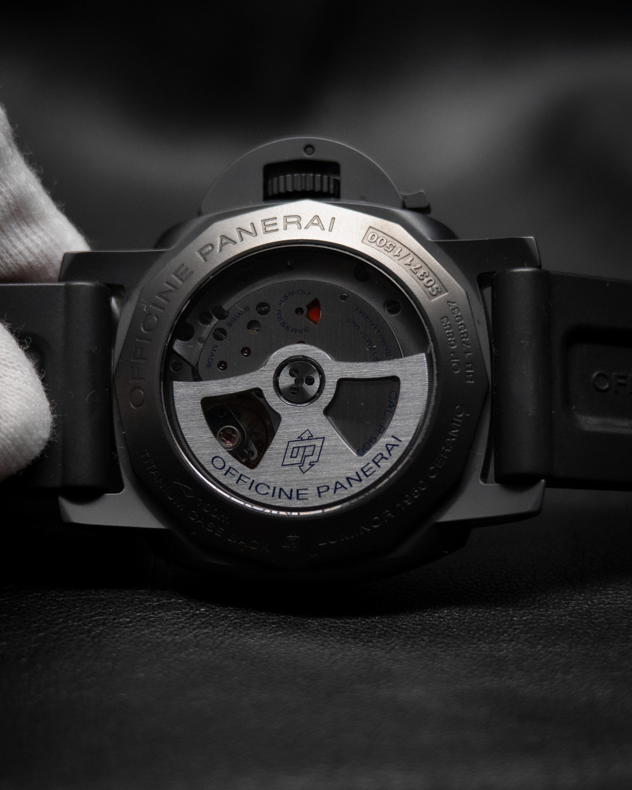 Panerai Luminor GMT Ceramic PAM01441 44mm Black Dial Box & Papers Full Set