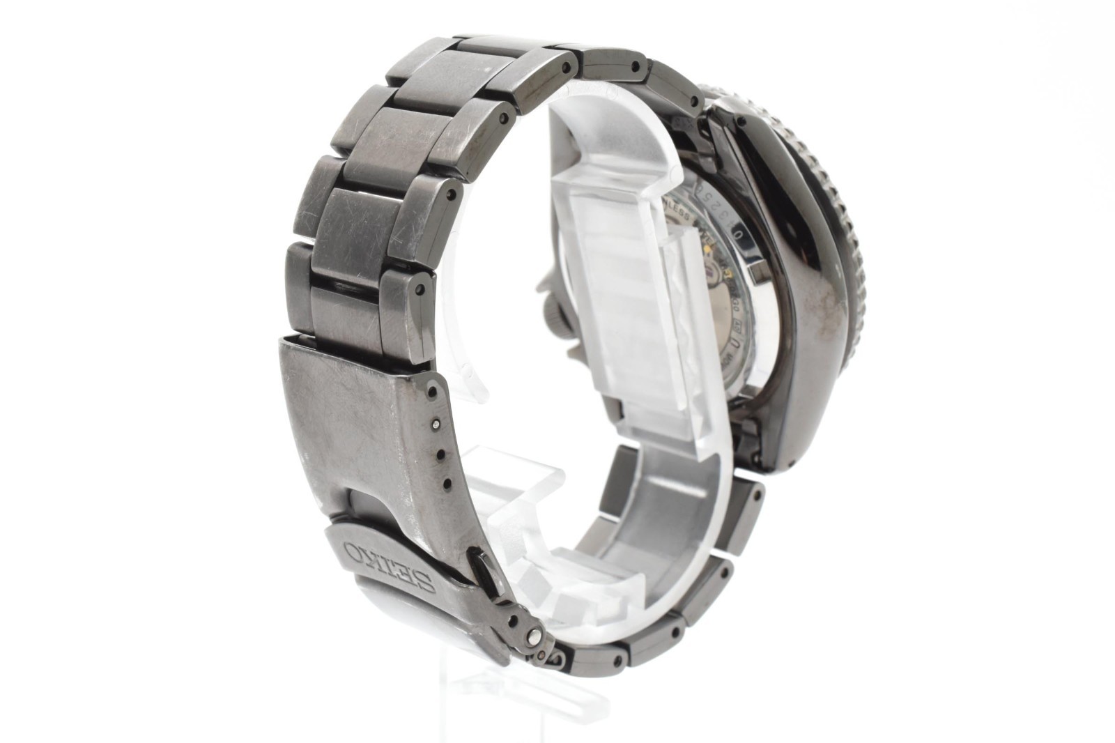 [Exc+5 ] w/BOX SEIKO 5 Sports 4R36-07G0 Automatic BLACK Mens Watch JAPAN