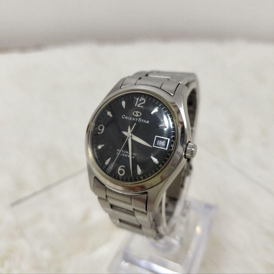 Orient Star 597302-70 Black Dial 21Jewels Automatic Men’s Watch Used FS