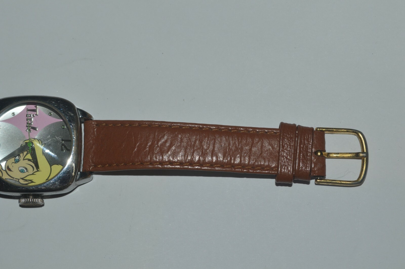 Tinkerbell Disney Watch Model MU1349 SIIO Quartz Unisex 30mm Vintage Works Fine