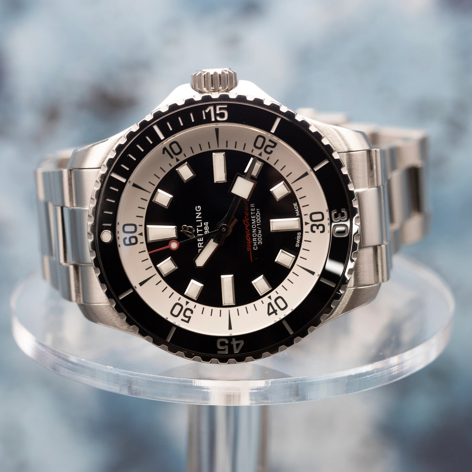2025 Breitling Superocean Auto 44 Black Dial A17376211B1A1 | Full Set | Warranty