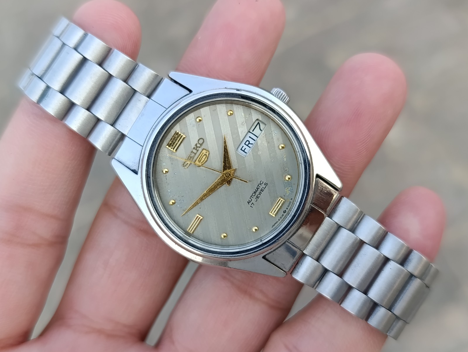 Lot of 4 Vintage Seiko 5 Automatic Day-Date SS Men’s Japanese Wristwatches
