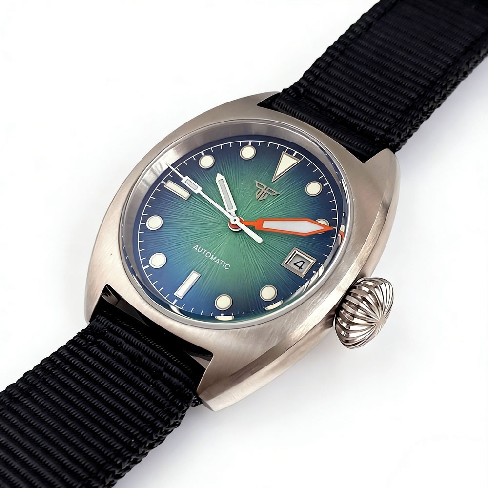 Tandorio 36mm Sapphire Glass Automatic Men’s Mechanical Watch For Miyota 8215