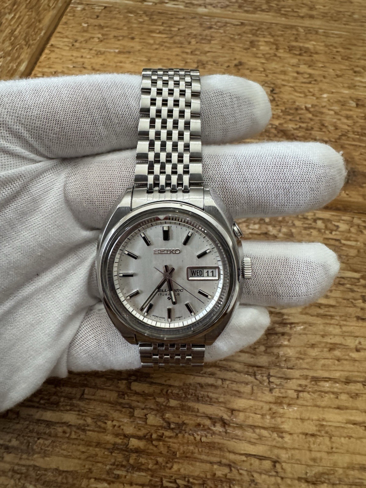 Seiko Bell-matic 4006-7002 Vintage Watch Automatic Stainless Steel Men’s Used
