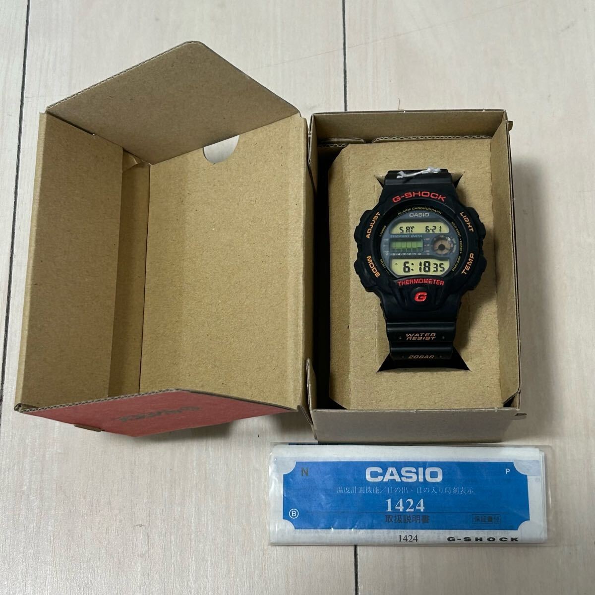 New and unused CASIO G-SHOCK DW-6100GJ-1 Thermometer Casio Watch G-Shock