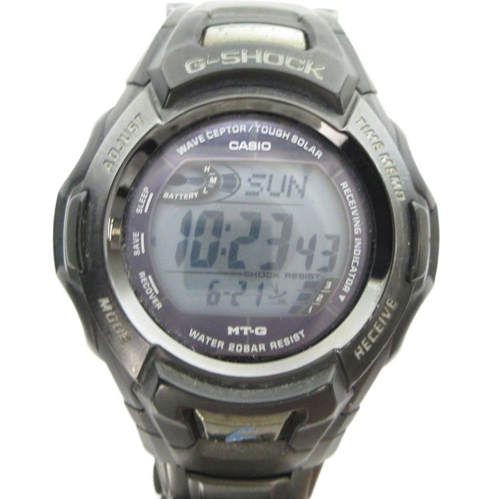CASIO G SHOCK MTG 910DJ Black Force Wristwatch Solar Digital with Calendar Logo