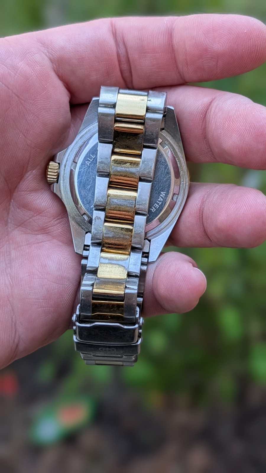 Jules Jurgensen Watch Sea Diver Two Tone Screw-down Crown Quartz