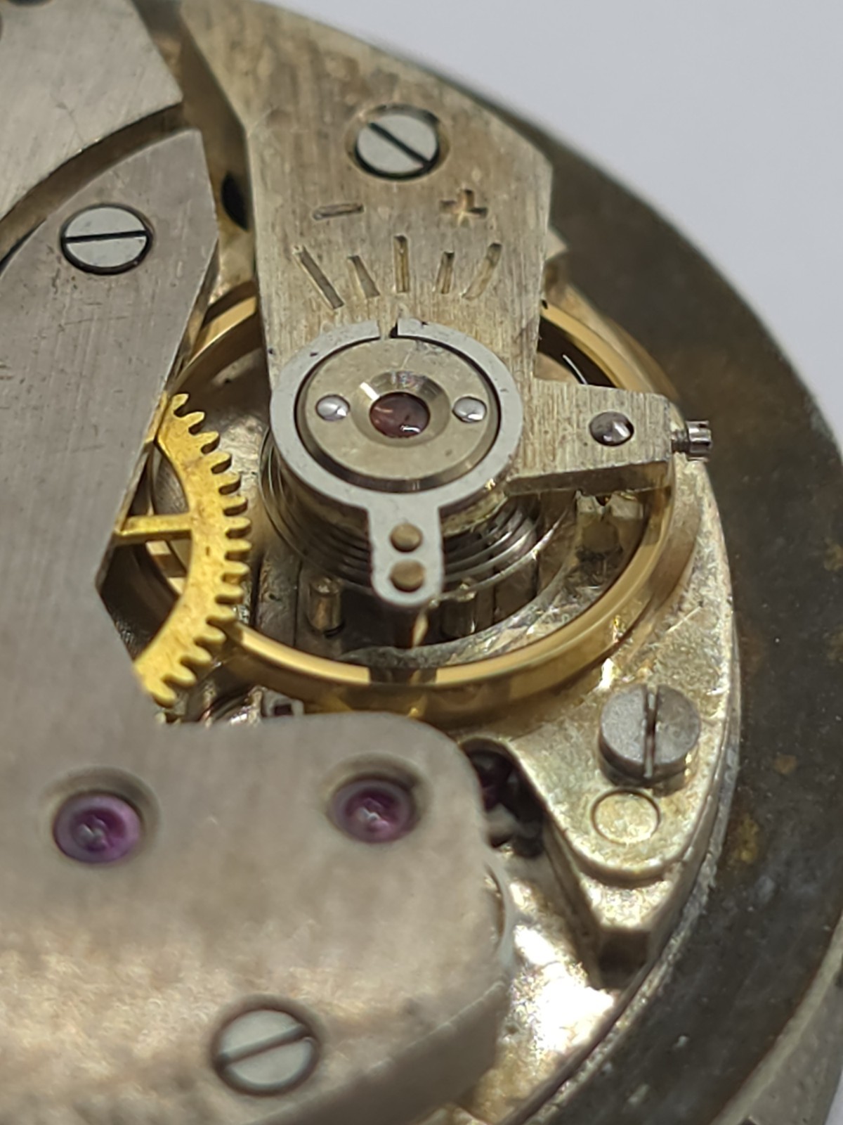 Vintage Watch Movement Cal. Cupillard “233 New” 1950 Good Balance MVT Holder