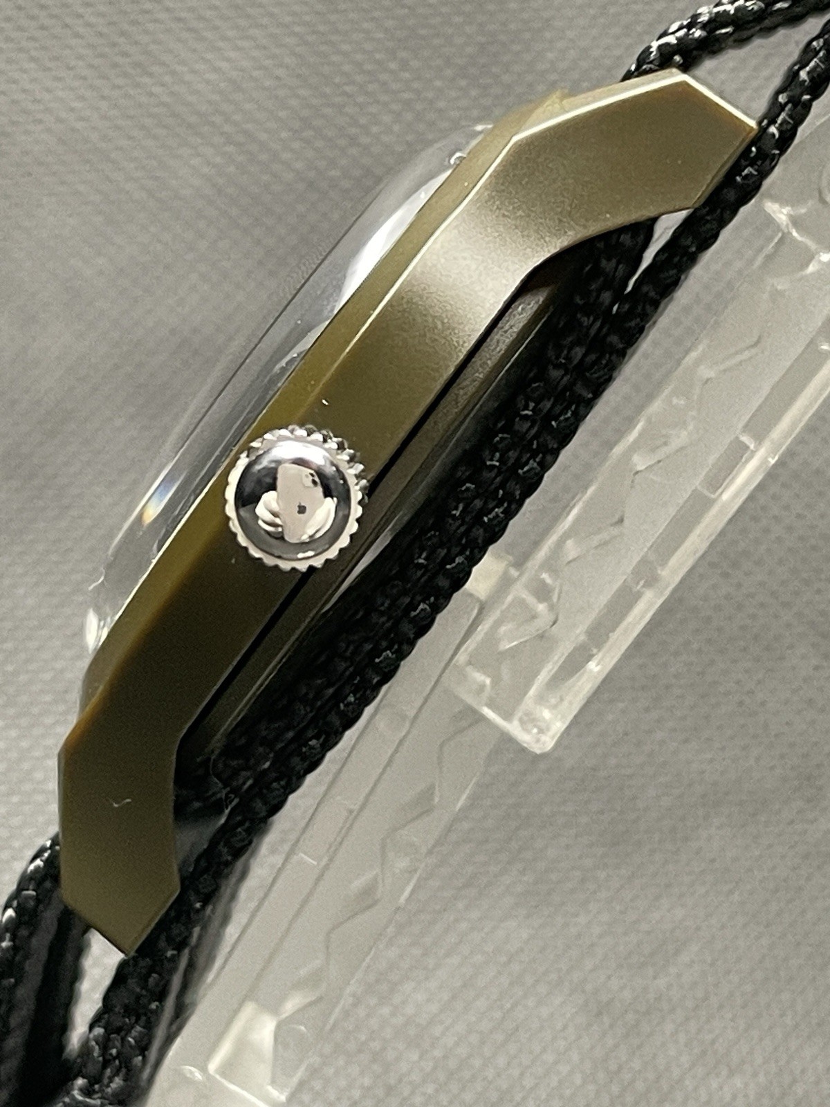 [Excellent] Rare BENRUS #763 SERIES Military Black Dial Quartz Men’s Watch Japan