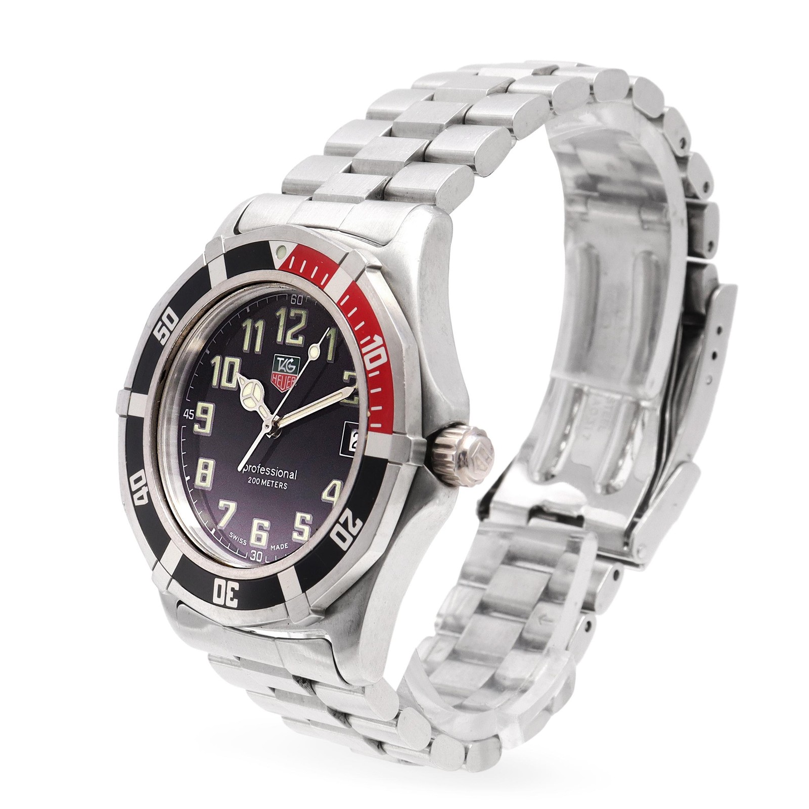 TAG Heuer Professional Stainless Steel Date Quartz Men’s Watch Ref. WM1112