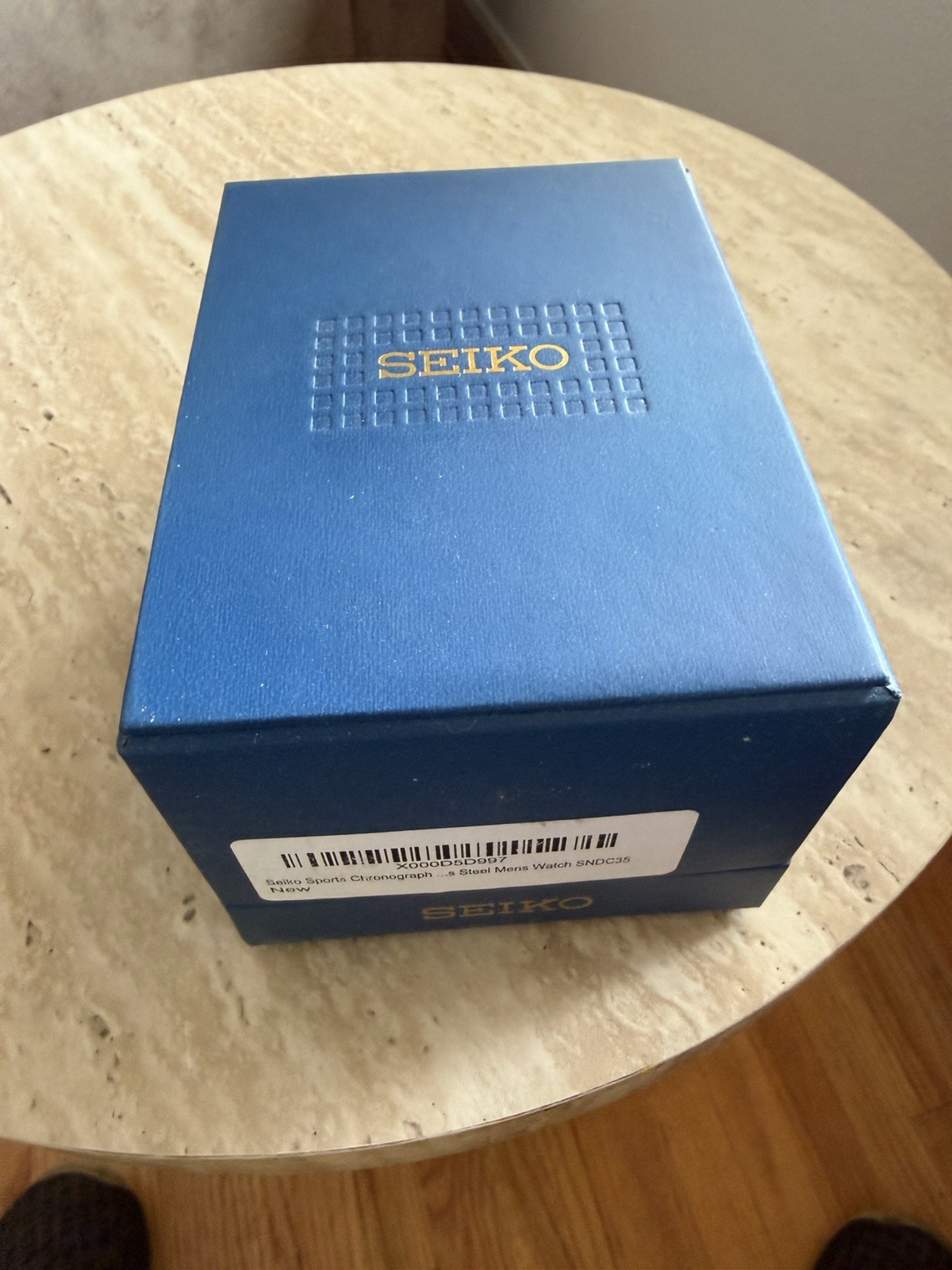 Seiko White Men’s Watch – SNDC35. ( never worn) with paper work