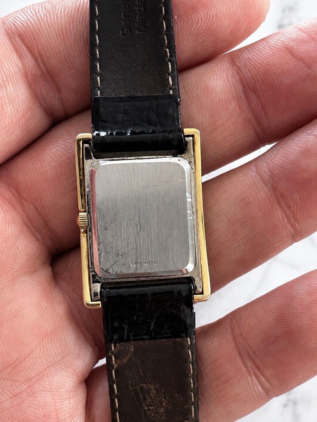 😍 RUNS GREAT! NRMT Vintage 1980s Swiss WITTNAUER LONGINES Quartz Tank Watch 😍
