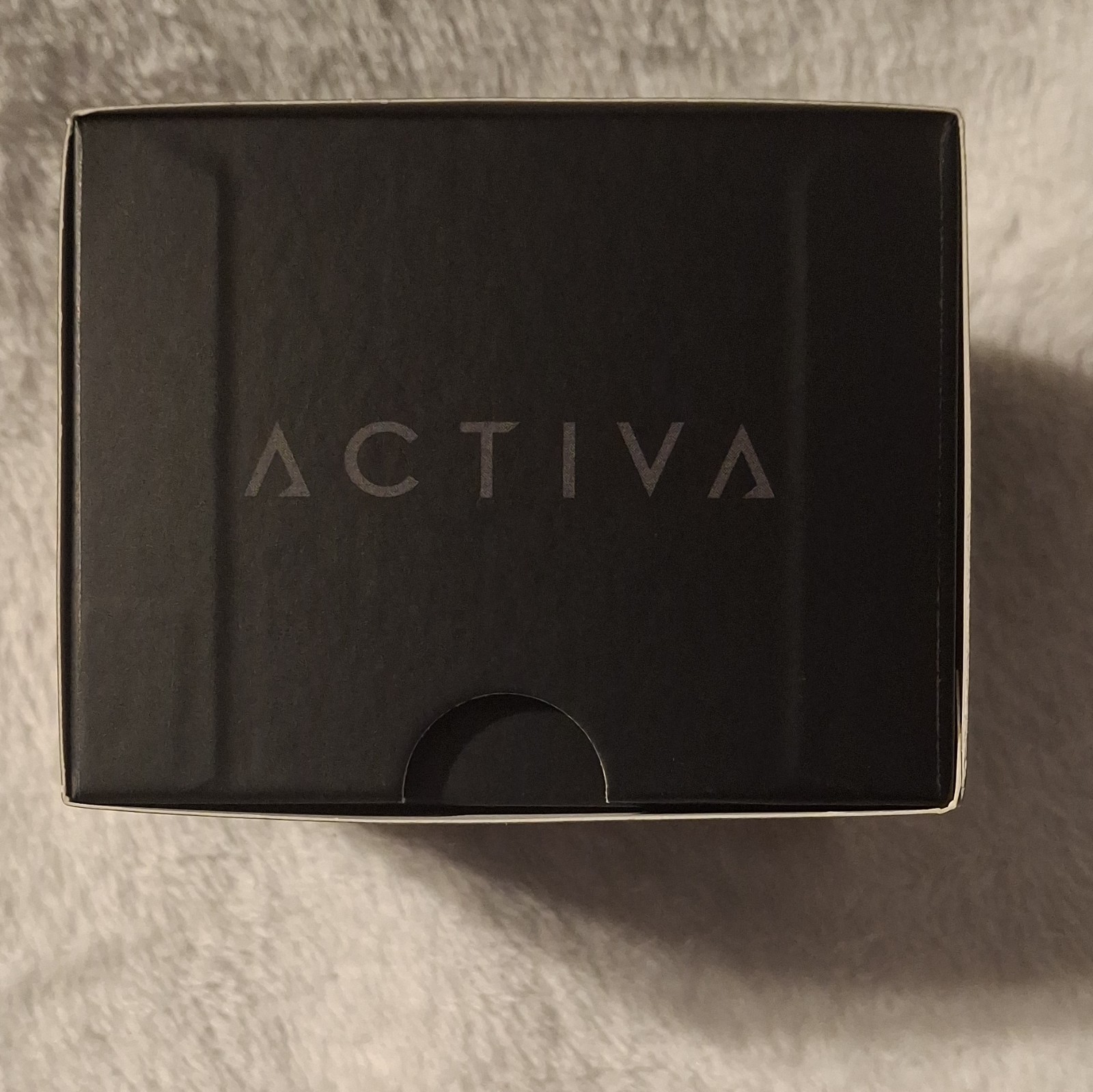 Activa Digital Quartz Sport Wristwatch Black Rubber Strap Red Bezel Box Manual