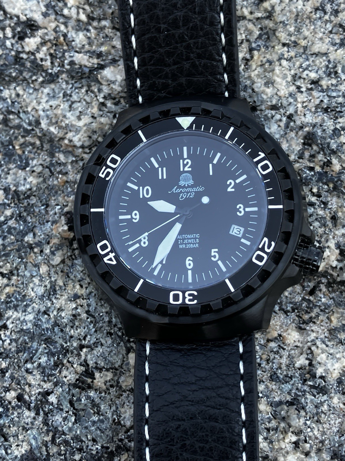 Mens Aeromatic Automatic Wristwatch Germany