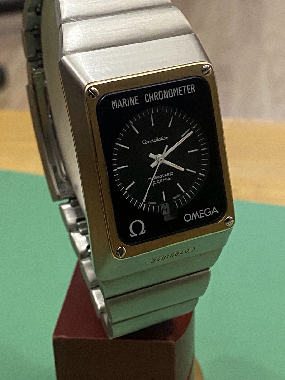 Omega Constellation Marine Chronometer (1975). Cal 1511. Service history STS