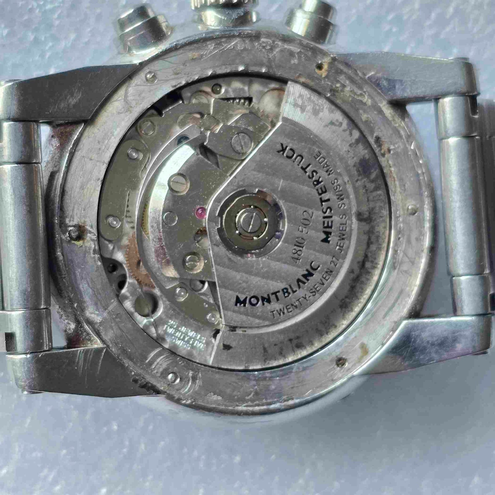 MONTBLANC TIMEWALKER Chronographe. Ref : 7069. Cal: 4810. For Parts/Repairs