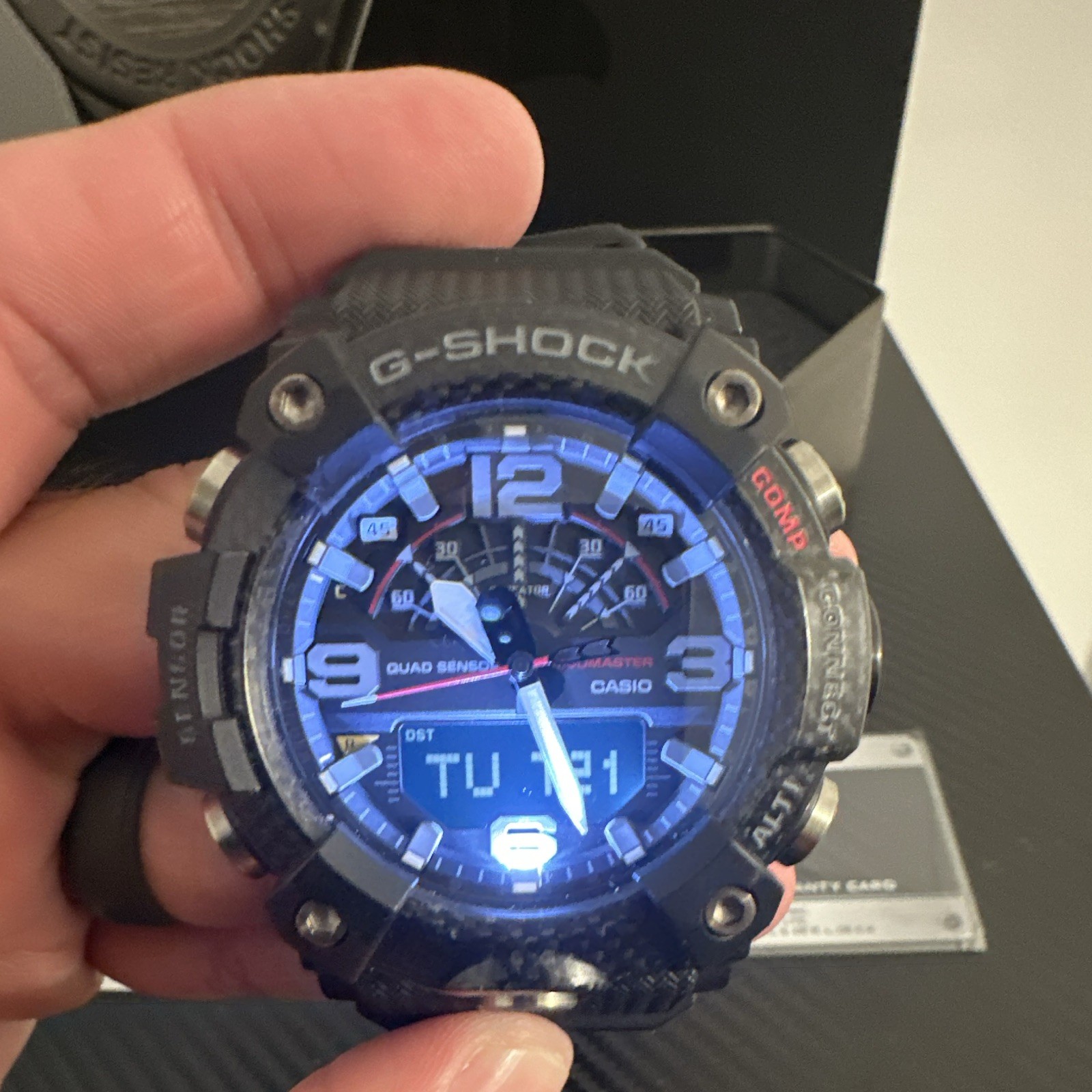 Casio G-Shock Mudmaster GG-B100-1A Black Bluetooth Mud Resist 200m Box