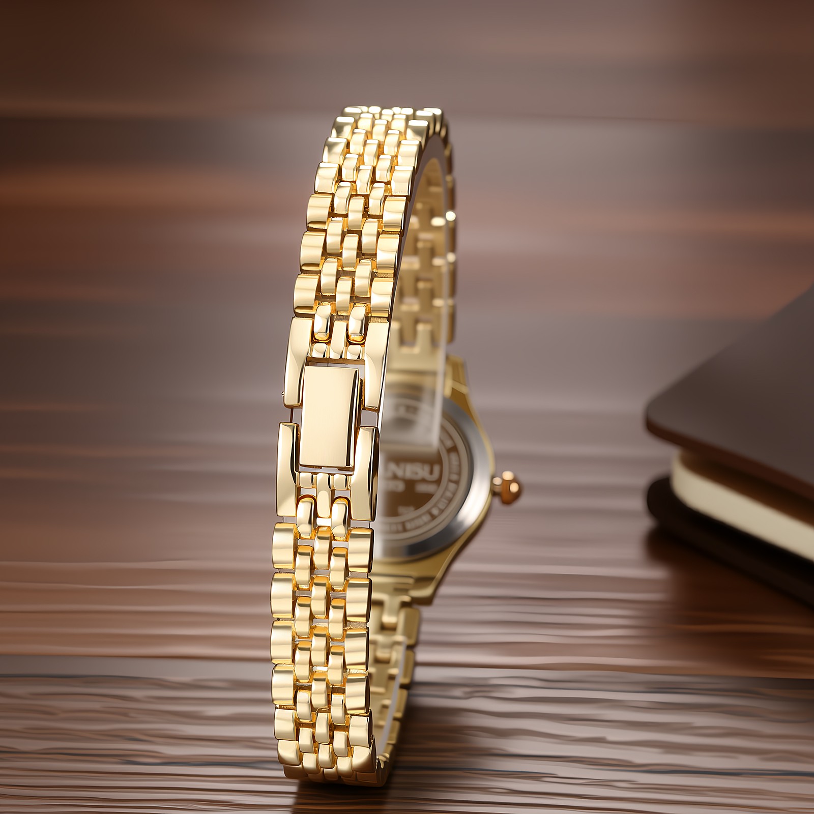 Women’s Thin Small Round Case Quartz Analog Waterproof Wrist Watches Dress Gift