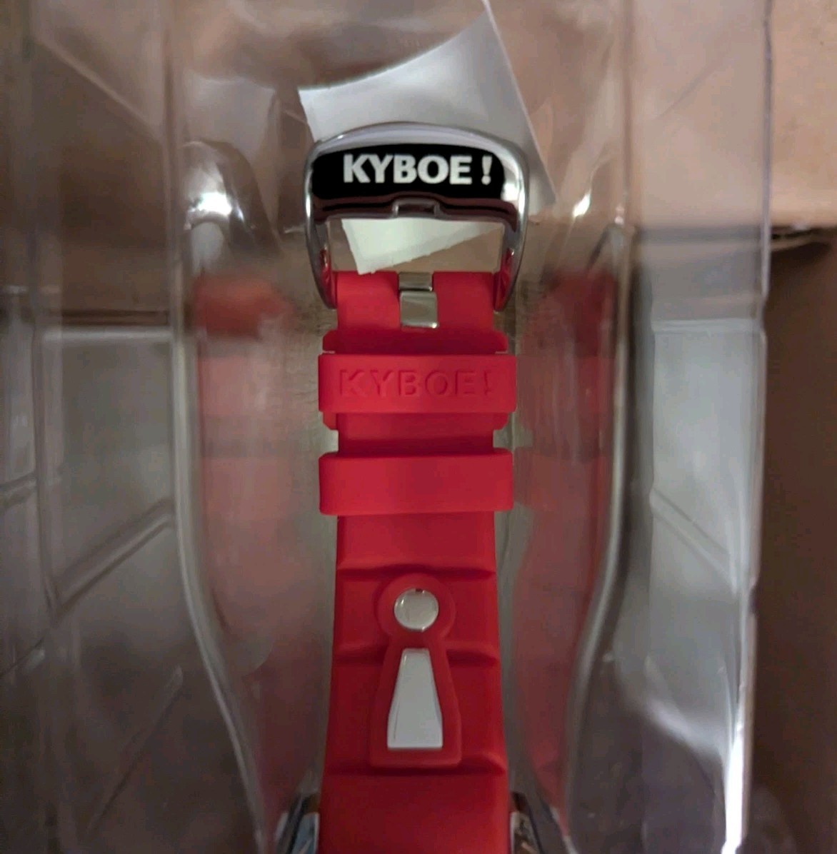 KYBOE! “The College Watch Edition” Cornell Red White 55MM 10 ATM WR Unisex Adult