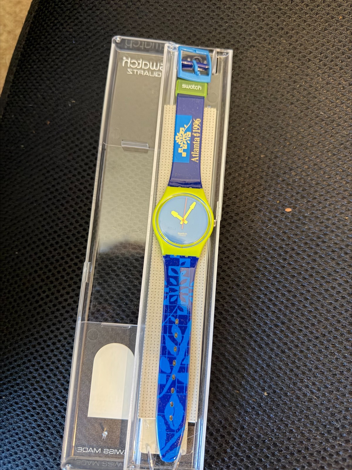 Vintage Swatch ATLANTA VOLUNTEER 1996 Olympic Special Swiss Watch