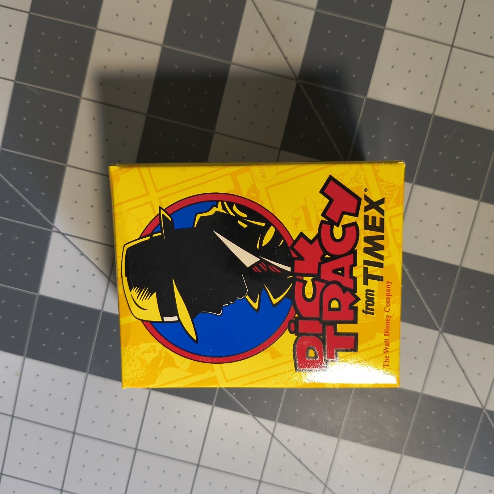 Vintage Dick Tracy Timex Watch Disney Movie Promo NOS In Box With Price Tag