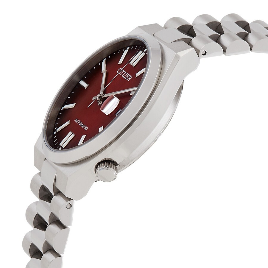 Citizen Men’s Tsuyosa Automatic Burgundy Dial Watch – NJ0150-56W NEW
