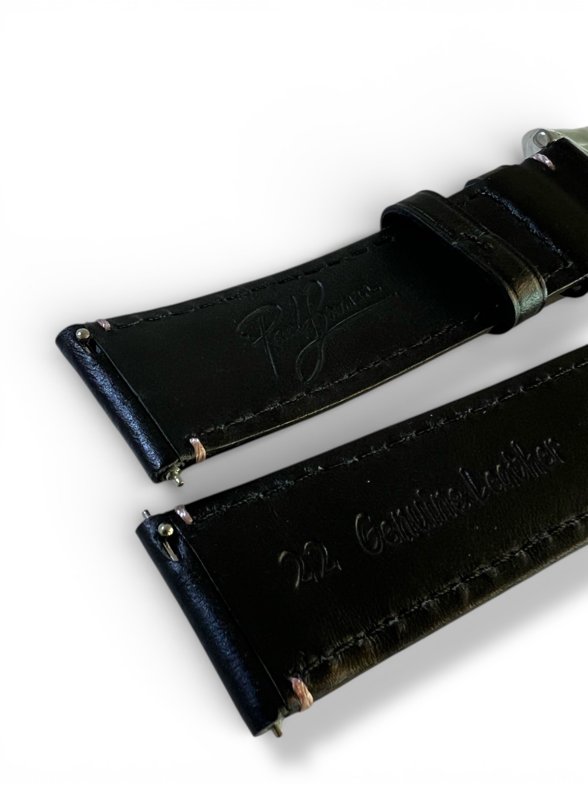 Premium Leather Strap | 22mm Genuine Leather | Field Band | Military grade