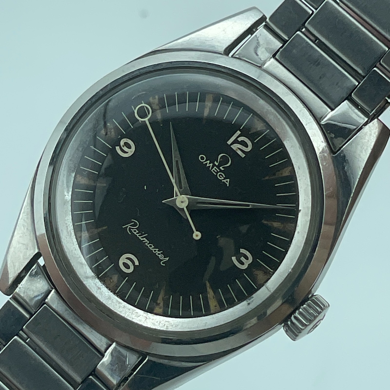 OMEGA RAILMASTER Ref 2914-5 Lollipop Manual wind 285 mov from 59 series 17 Mill