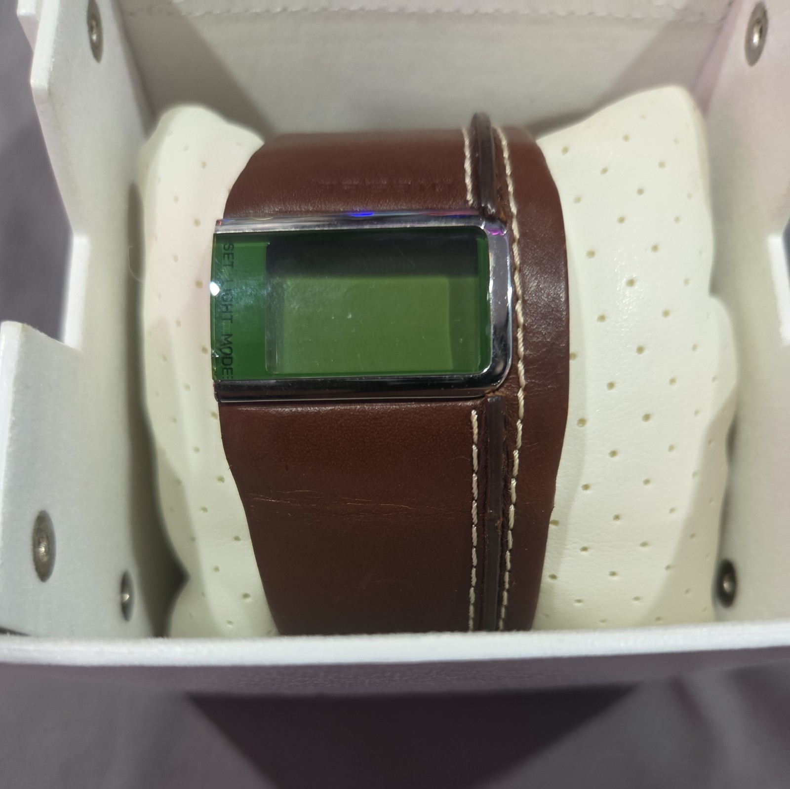 Diesel DZ7034 Digital Mirror LCD Watch w/ Original Box & Tag Vintage Y2K