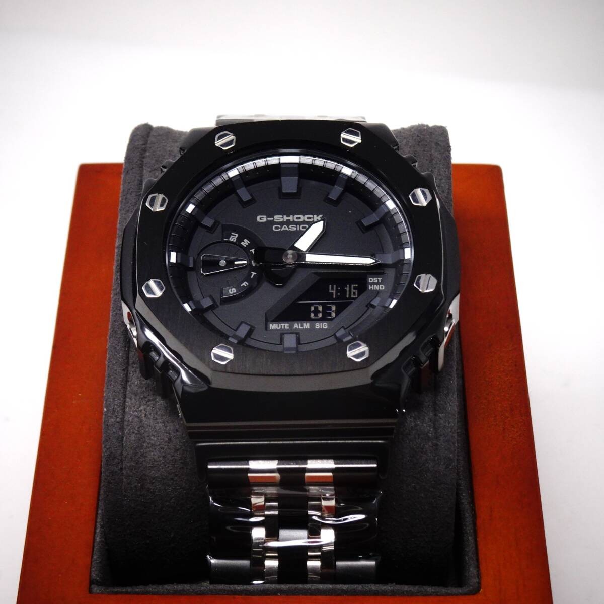 〓New〓mod Casioak〓G-Shock custom watch〓GA2100CM body included〓Stainless steel