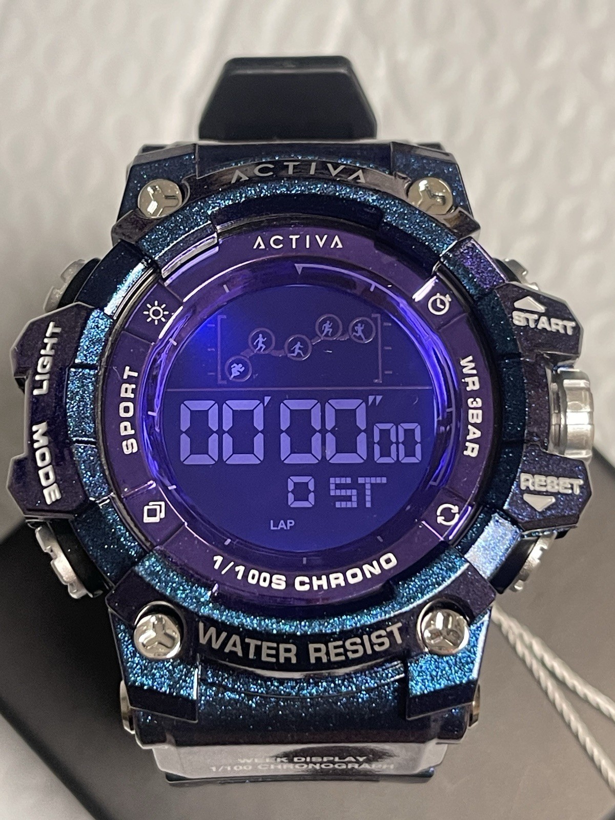 – Activa X InvictaDigital Unisex Watch – 50mm,Iridescent, Purple new