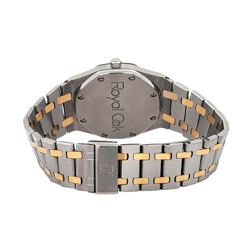 Audemars Piguet Royal Oak Grey Tapisserie Yellow Gold/Steel 35mm Watch SA14486