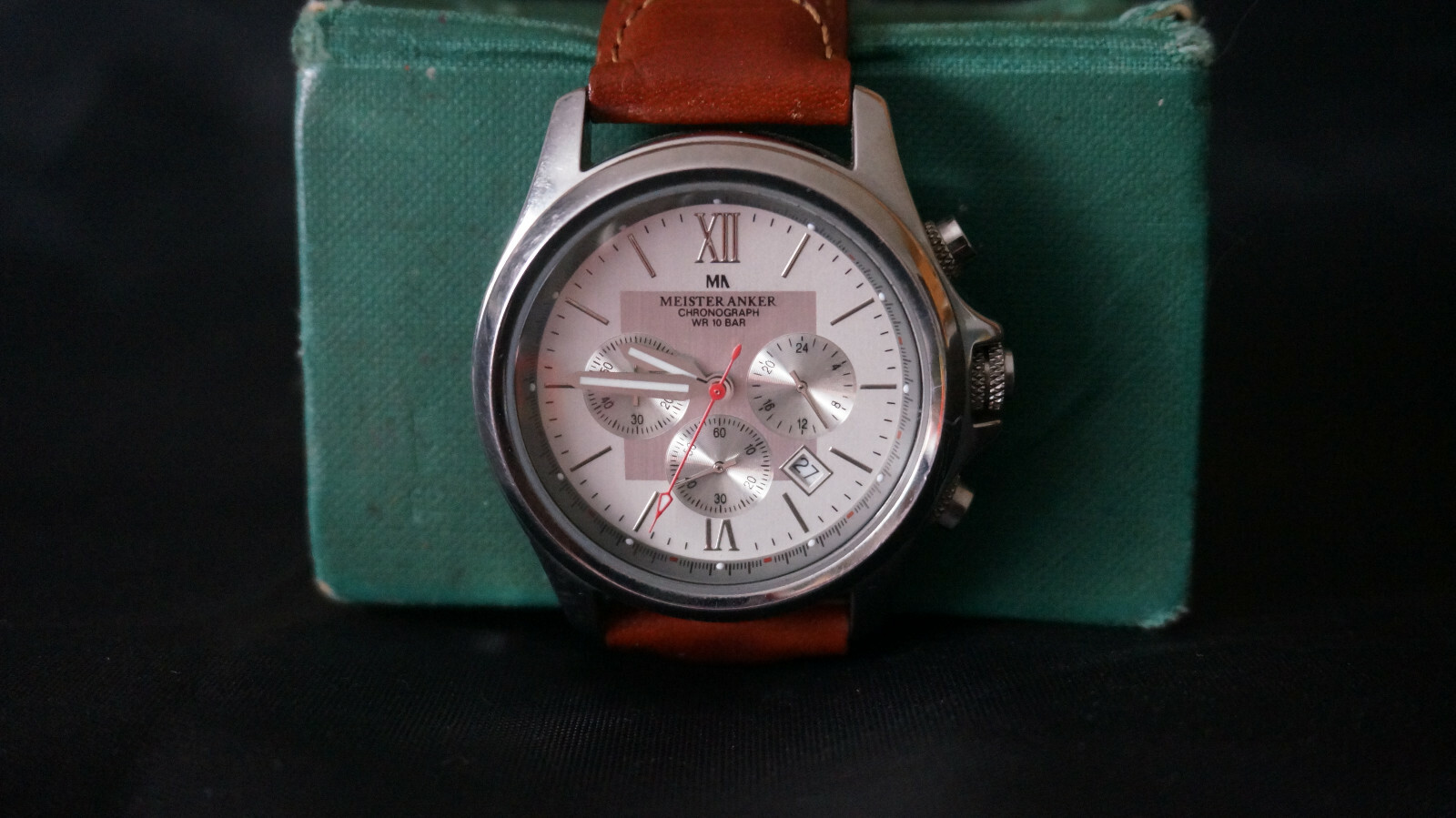 Meister Anker wrist watch MA Chronograph  WR10Bar 727.340 2/244