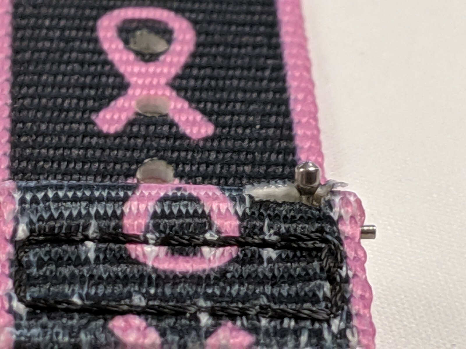 Pink Ribbon Breast Cancer Awareness Watch Strap 20mm Easy To Snap In!