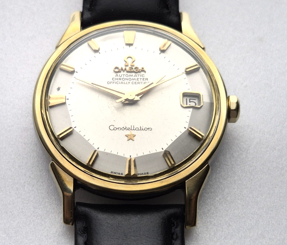 Vintage 14K / SS Omega Constellation Pie-Pan 168-005 caliber 561 .SERVICED.