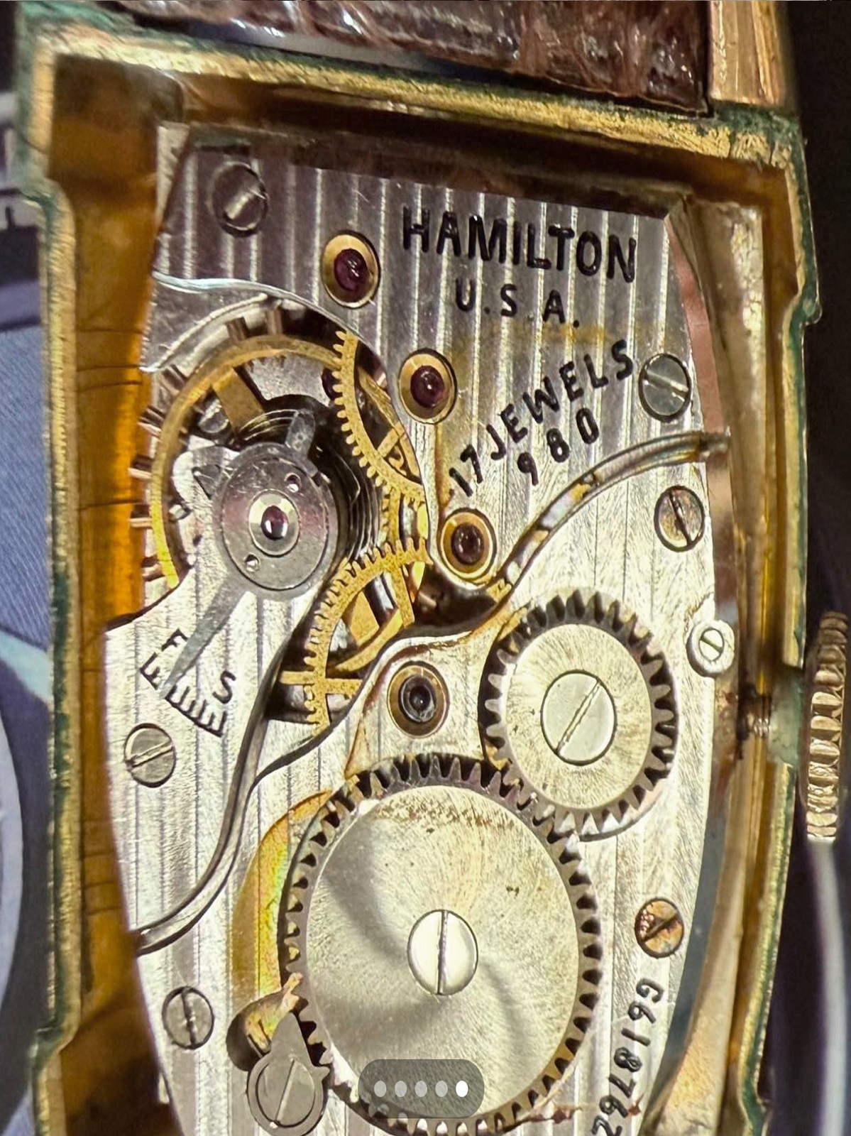 Serviced | Vintage Hamilton Art Deco 17 Jewel Cal.980 | Serviced | 14K Gold Fill