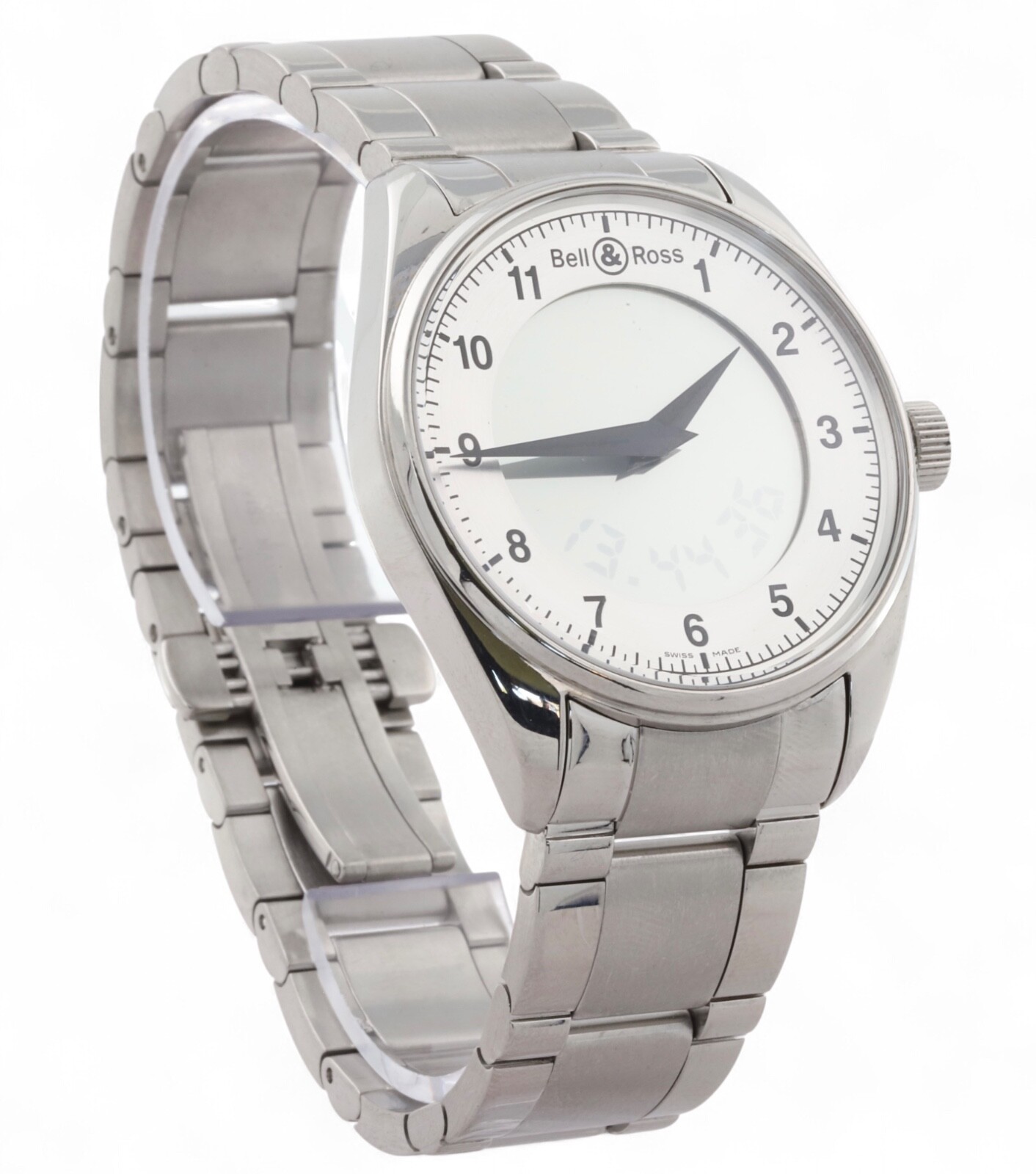 BELL & ROSS Quartz Digital Chronograph – Multi-Function Dial – 38mm – BR 100S