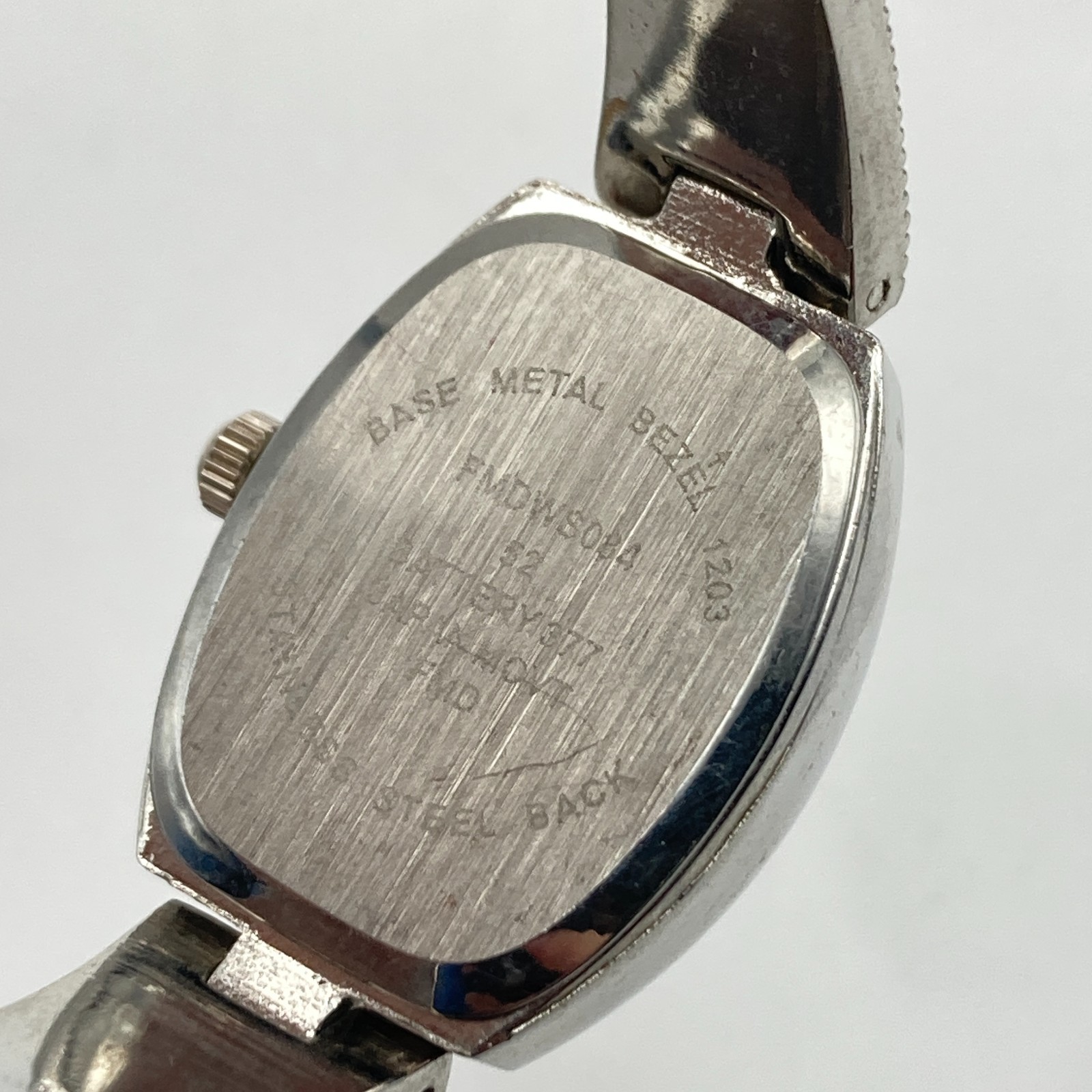 Filigree Womens Watch 19mm Silver Tone MOP Extender Scrollwork New Battery 6.75″