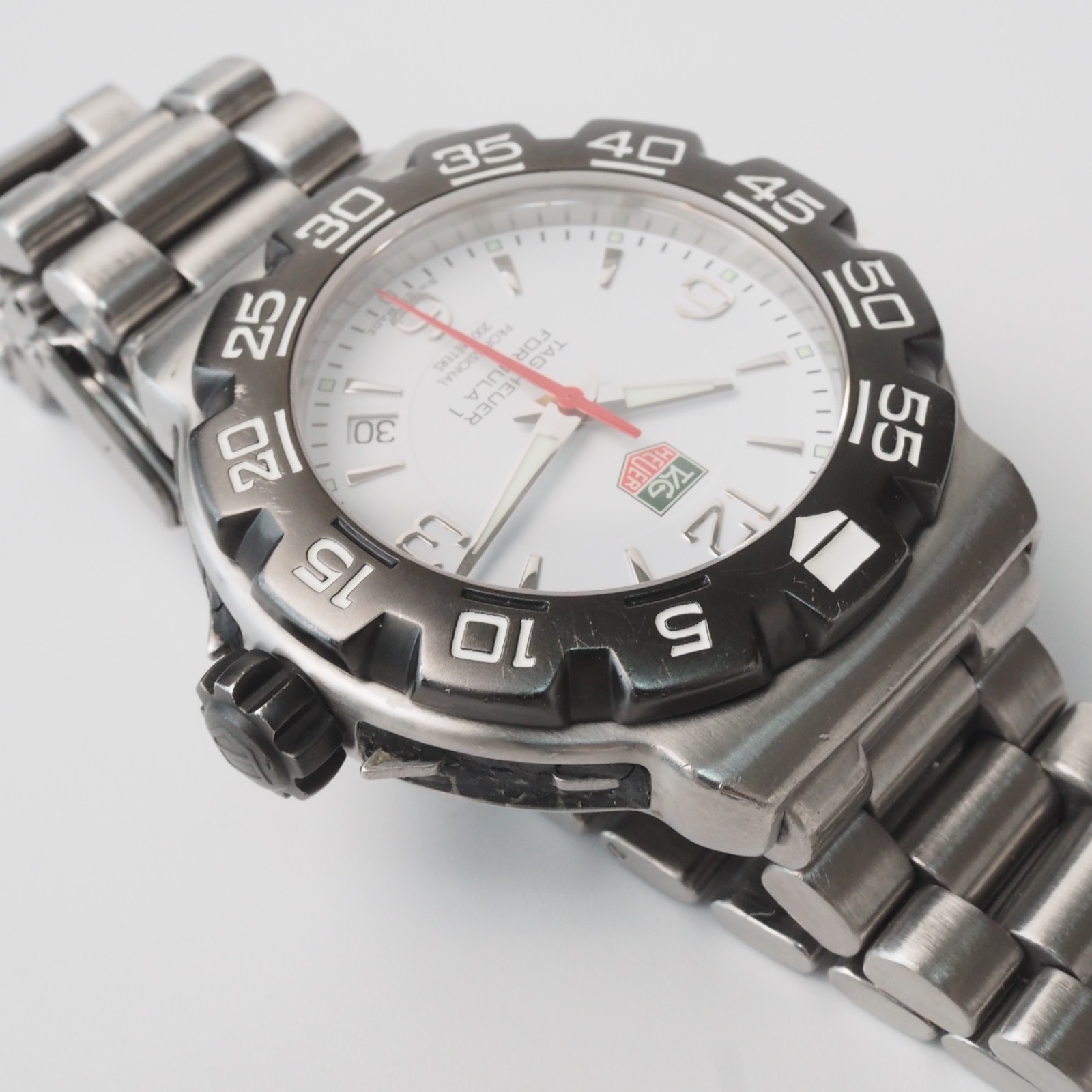 TAG Heuer Formula 1 WAC1111-0 Quartz White Dial 40mm Men’s