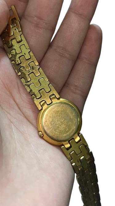 Vintage Darky Five Star Swiss Made Women’s Gold Plated Bracelet Watch 1990s 753.
