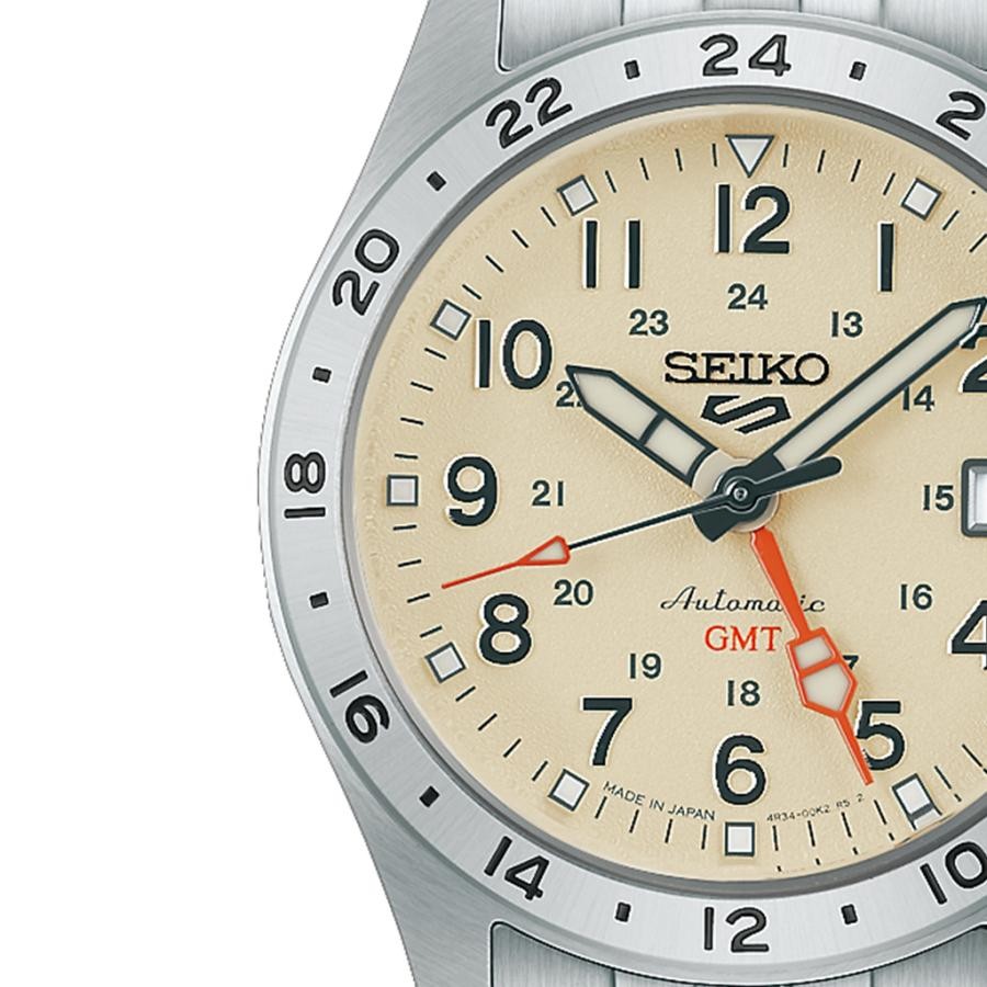 Seiko 5 Sports Field GMT HDB002J Sand Beige Automatic Mens Watch Auth JDM New