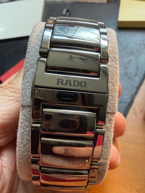 Rado True Automatic 40mm Hi-Tech Ceramic Diamonds Papers and Rewinder